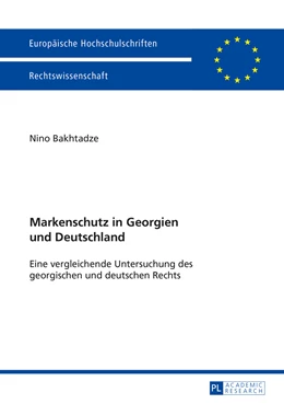 Abbildung von Bakhtadze | Markenschutz in Georgien und Deutschland | 1. Auflage | 2014 | 5635 | beck-shop.de