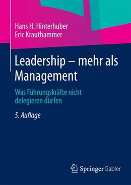 Abbildung von Hinterhuber / Krauthammer | Leadership - mehr als Management | 5. Auflage | 2014 | beck-shop.de