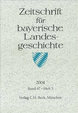 Abbildung von Zeitschrift für bayerische Landesgeschichte Band 67 Heft 3/2004 | 1. Auflage | 2005 | beck-shop.de