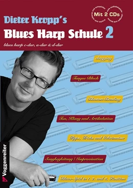 Abbildung von Kropp | Kropp's Blues Harp Schule Bd. 2 (2CD) FSC Mix, SGSCH-COC-050055 | 1. Auflage | 2015 | beck-shop.de
