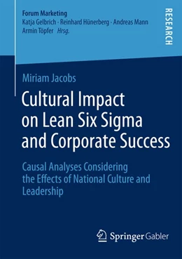 Abbildung von Jacobs | Cultural Impact on Lean Six Sigma and Corporate Success | 1. Auflage | 2014 | beck-shop.de