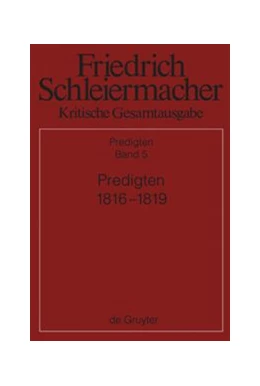 Abbildung von Kretschmar | Predigten 1816-1819 | 1. Auflage | 2014 | beck-shop.de