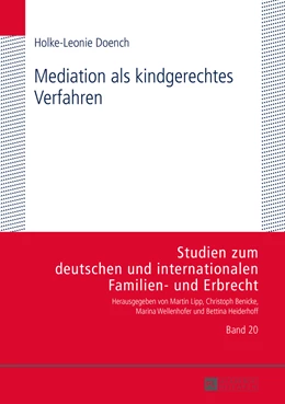 Abbildung von Doench | Mediation als kindgerechtes Verfahren | 1. Auflage | 2014 | 20 | beck-shop.de