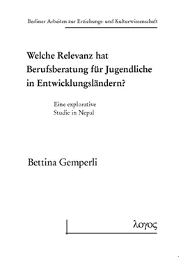 Abbildung von Gemperli | Welche Relevanz hat Berufsberatung für Jugendliche in Entwicklungsländern? | 1. Auflage | 2014 | 69 | beck-shop.de