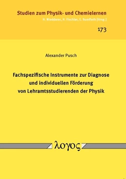 Abbildung von Pusch | Fachspezifische Instrumente zur Diagnose und individuellen Förderung von Lehramtsstudierenden der Physik | 1. Auflage | 2014 | 173 | beck-shop.de