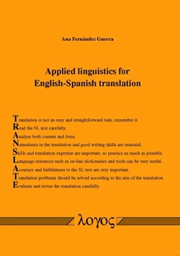 Abbildung von Guerra | Applied linguistics for English-Spanish translation | 1. Auflage | 2014 | beck-shop.de