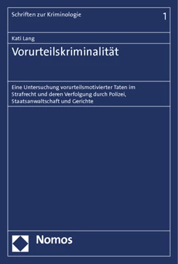 Abbildung von Lang | Vorurteilskriminalität | 1. Auflage | 2015 | 1 | beck-shop.de