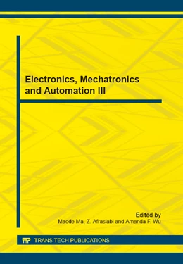 Abbildung von Ma / Afrasiabi | Electronics, Mechatronics and Automation III | 1. Auflage | 2014 | beck-shop.de