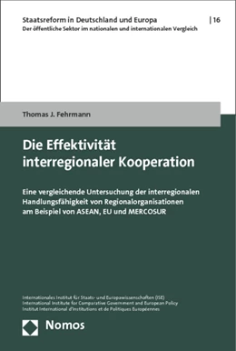 Abbildung von Fehrmann | Die Effektivität interregionaler Kooperation | 1. Auflage | 2014 | 16 | beck-shop.de