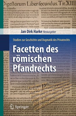 Abbildung von Harke | Facetten des römischen Pfandrechts | 1. Auflage | 2015 | beck-shop.de
