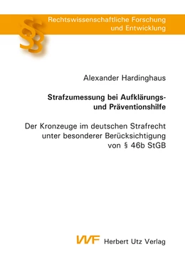 Abbildung von Hardinghaus | Strafzumessung bei Aufklärungs- und Präventionshilfe | 1. Auflage | 2015 | 805 | beck-shop.de