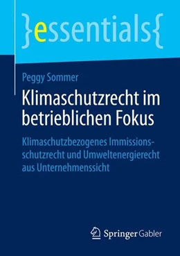 Abbildung von Sommer | Klimaschutzrecht im betrieblichen Fokus | 1. Auflage | 2014 | beck-shop.de
