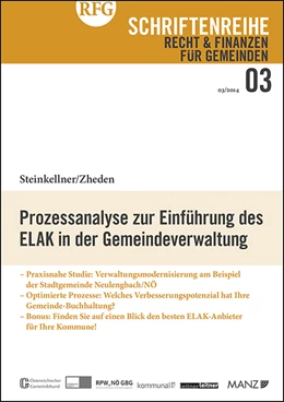 Abbildung von Steinkellner / Zheden | Prozessanalyse zur Einführung des ELAK in der Gemeindeverwaltung | 1. Auflage | 2014 | beck-shop.de