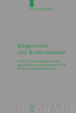 Abbildung von Krauter | Bürgerrecht und Kultteilnahme | 1. Auflage | 2014 | beck-shop.de