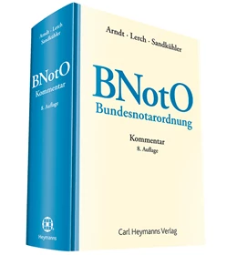 Abbildung von Arndt / Lerch | Bundesnotarordnung (BNotO) | 8. Auflage | 2016 | beck-shop.de
