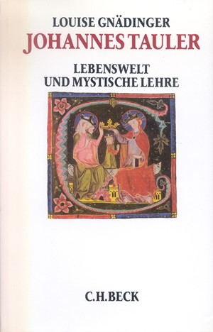Cover: Louise Gnädinger, Johannes Tauler. Lebenswelt und mystische Lehre