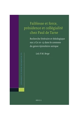 Abbildung von Berge | Faiblesse et force, présidence et collégialité chez Paul de Tarse | 1. Auflage | 2015 | 161 | beck-shop.de