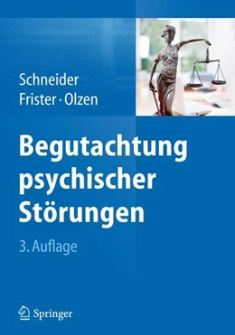Abbildung von Schneider / Frister | Begutachtung psychischer Störungen | 3. Auflage | 2014 | beck-shop.de