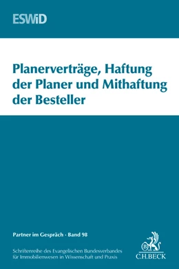 Abbildung von Planerverträge, Haftung der Planer und Mitverantwortung der Besteller | 1. Auflage | 2015 | Band 98 | beck-shop.de