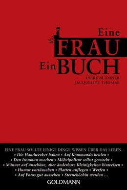 Abbildung von Blümner / Thomae | Eine Frau. Ein Buch. | 1. Auflage | 2010 | beck-shop.de