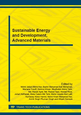 Abbildung von Mohd Nor / Bali Mohamad | Sustainable Energy and Development, Advanced Materials | 1. Auflage | 2015 | beck-shop.de