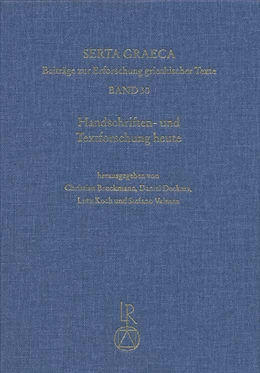 Abbildung von Brockmann / Deckers | Handschriften- und Textforschung heute | 1. Auflage | 2014 | 30 | beck-shop.de