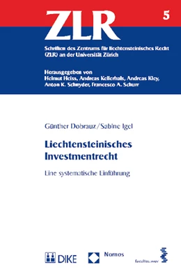 Abbildung von Dobrauz / Igel | Liechtensteinisches Investmentrecht | 1. Auflage | 2015 | beck-shop.de