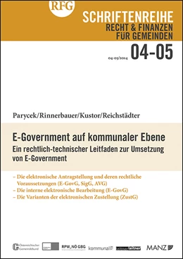 Abbildung von Kustor / Parycek | E-Government auf kommunaler Ebene | 1. Auflage | 2014 | beck-shop.de