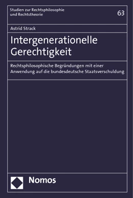Abbildung von Strack | Intergenerationelle Gerechtigkeit | 1. Auflage | 2015 | 63 | beck-shop.de