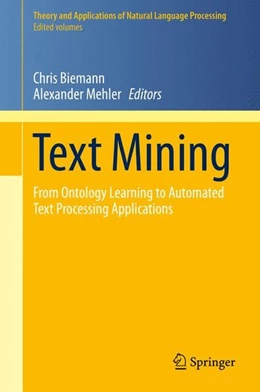 Abbildung von Biemann / Mehler | Text Mining | 1. Auflage | 2014 | beck-shop.de