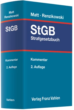 Abbildung von Matt / Renzikowski | Strafgesetzbuch: StGB | 2. Auflage | 2020 | beck-shop.de