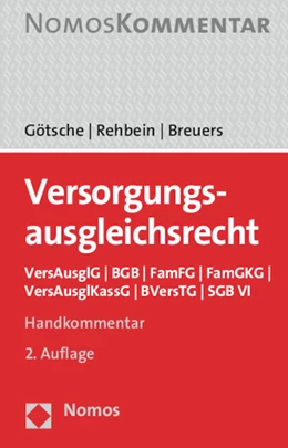 Abbildung von Götsche / Rehbein | Versorgungsausgleichsrecht | 2. Auflage | 2015 | beck-shop.de