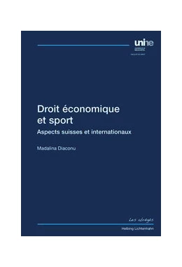Abbildung von Diaconu | Droit économique et sport | 1. Auflage | 2015 | beck-shop.de