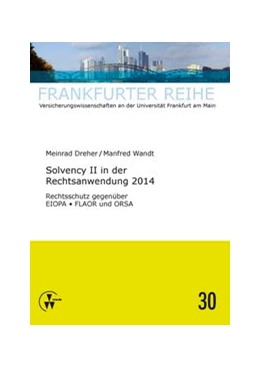 Abbildung von Wandt / Dreher | Solvency II in der Rechtsanwendung 2014 | 1. Auflage | 2014 | 30 | beck-shop.de