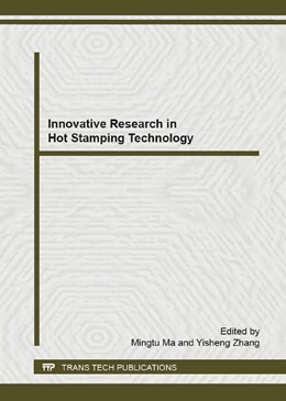 Abbildung von Ma / Zhang | Innovative Research in Hot Stamping Technology | 1. Auflage | 2015 | Volume 1063 | beck-shop.de