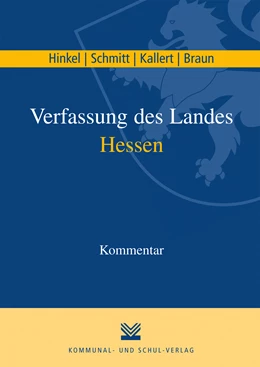 Abbildung von Hinkel / Schmitt | Verfassung des Landes Hessen | 2. Auflage | 2024 | beck-shop.de