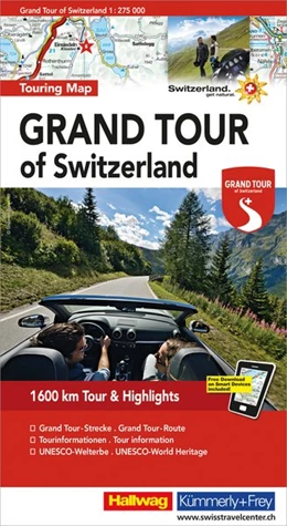 Abbildung von Grand Tour of Switzerland 1 : 275 000 Touring Map | 1. Auflage | 2015 | beck-shop.de
