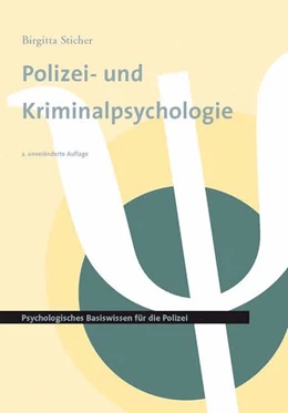 Abbildung von Sticher-Gil | Polizei- und Kriminalpsychologie 1 | 1. Auflage | | beck-shop.de