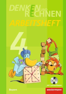 Abbildung von Denken und Rechnen 4. Arbeitsheft mit CD-ROM. Grundschulen. Bayern | 1. Auflage | 2016 | beck-shop.de
