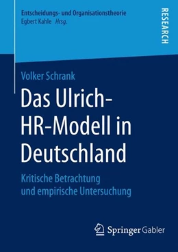 Abbildung von Schrank | Das Ulrich-HR-Modell in Deutschland | 1. Auflage | 2015 | beck-shop.de