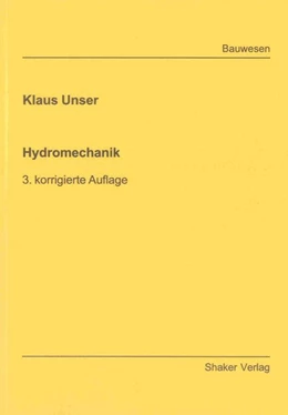 Abbildung von Unser | Hydromechanik | 3. Auflage | 2013 | beck-shop.de