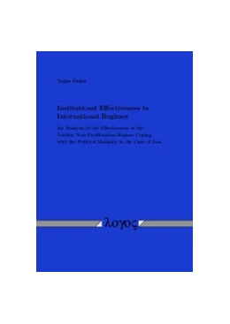 Abbildung von Özden | Institutional Effectiveness in International Regimes | 1. Auflage | 2015 | beck-shop.de