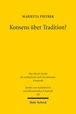 Abbildung von Pietrek | Konsens über Tradition? | 1. Auflage | 2015 | 328 | beck-shop.de