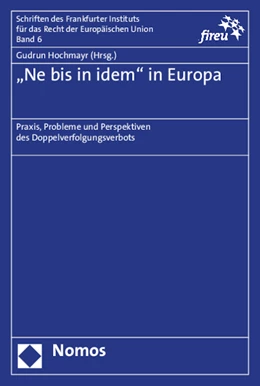 Abbildung von Hochmayr | »Ne bis in idem« in Europa | 1. Auflage | 2015 | 6 | beck-shop.de