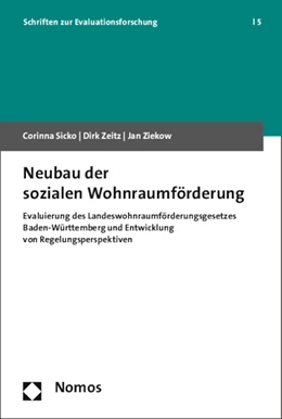 Abbildung von Sicko / Zeitz | Neubau der sozialen Wohnraumförderung | 1. Auflage | 2015 | 5 | beck-shop.de