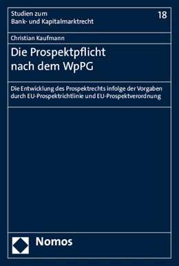 Abbildung von Kaufmann | Die Prospektpflicht nach dem WpPG | 1. Auflage | 2015 | 18 | beck-shop.de