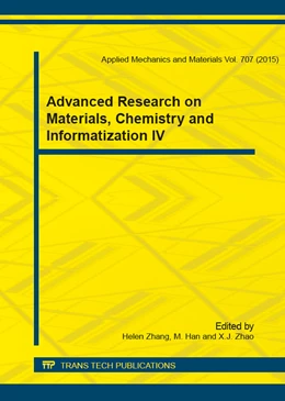 Abbildung von Zhang / Han | Advanced Research on Materials, Chemistry and Informatization IV | 1. Auflage | 2015 | beck-shop.de