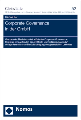 Abbildung von Ilter | Corporate Governance in der GmbH | 1. Auflage | 2015 | 52 | beck-shop.de