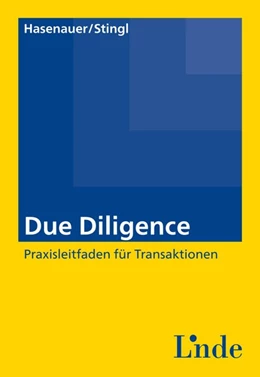 Abbildung von Hasenauer / Stingl | Due Diligence | 1. Auflage | 2015 | beck-shop.de
