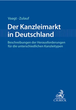Abbildung von Vaagt / Zulauf | Der Kanzleimarkt in Deutschland | 1. Auflage | 2017 | beck-shop.de